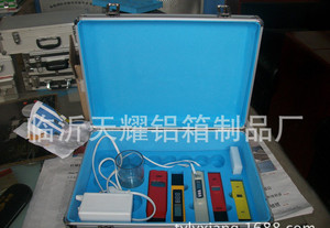 大号中号小号铝合金水质检测试剂组合工具箱 带EVA海面内衬