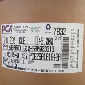 一级代理经销进口牛卡纸，美国PCA 牛卡（1.27小直径）