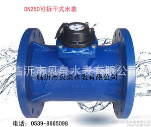 大口径DN80-DN300可拆干式水表 环保不锈钢水表 干式