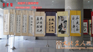 手工装裱字画，百米长卷没问题，传统技术装裱字画，临沂字画装裱