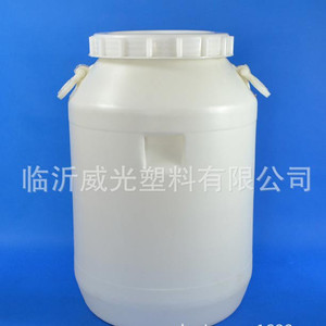 【工厂直销】威光50公斤白色民用塑料包装桶塑料桶WG50L圆桶-2