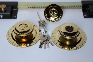 400mm尺寸钛金球门锁  各种门锁种类齐全厂家批发销售