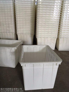 临沂厂家直销400升塑料水箱/水产养殖方箱/注塑塑料水箱大号养殖方箱/泡瓷砖塑料水箱