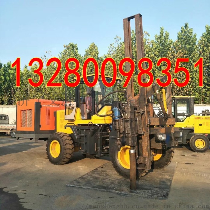 工程用公路防撞护栏板打桩机761814872