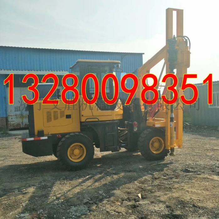 工程用公路防撞护栏板打桩机761814862