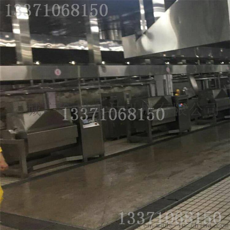 鸡爪卤煮生产线-山东卤煮流水线机械795790145