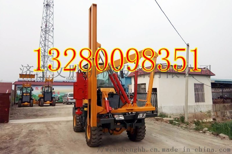公路护栏钻孔机多少钱一台760250192