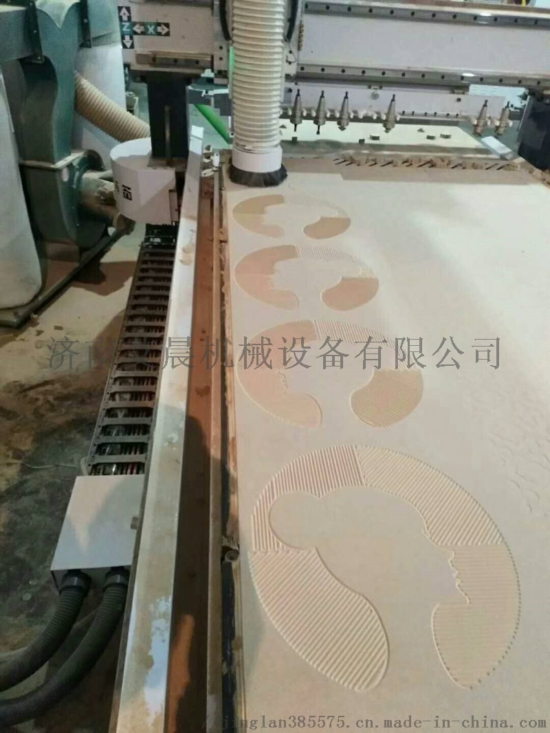 板式家具门板镂空雕花下料 直排换刀开料机66342602