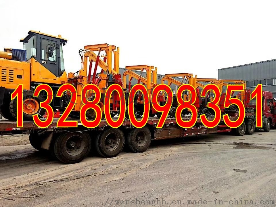 公路钢护栏打桩机 高速路立柱打桩机761813132