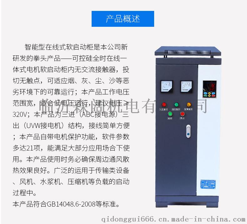 在线式软启动柜320KW成套水泵电机软启动柜60266235