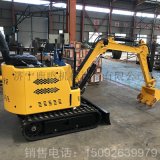 厂家定制 10型橡胶履带小挖机 果园专用挖机
